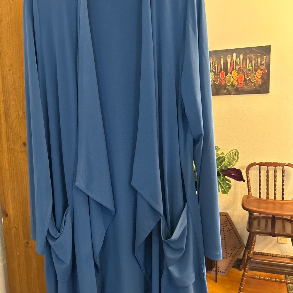 Draped light weight sweater